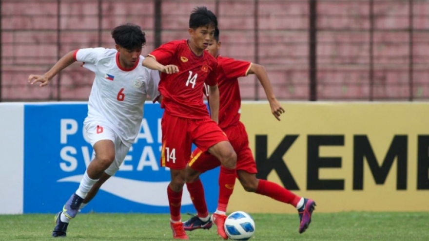 Vietnam crush the Philippines 5-0 at AFF U16 Youth Championship